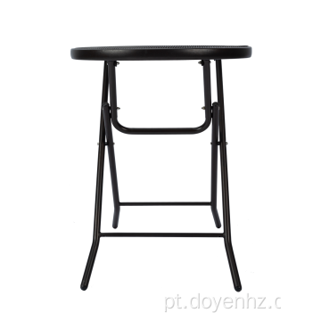 Mesa de malha redonda dobrável de metal 60 cm